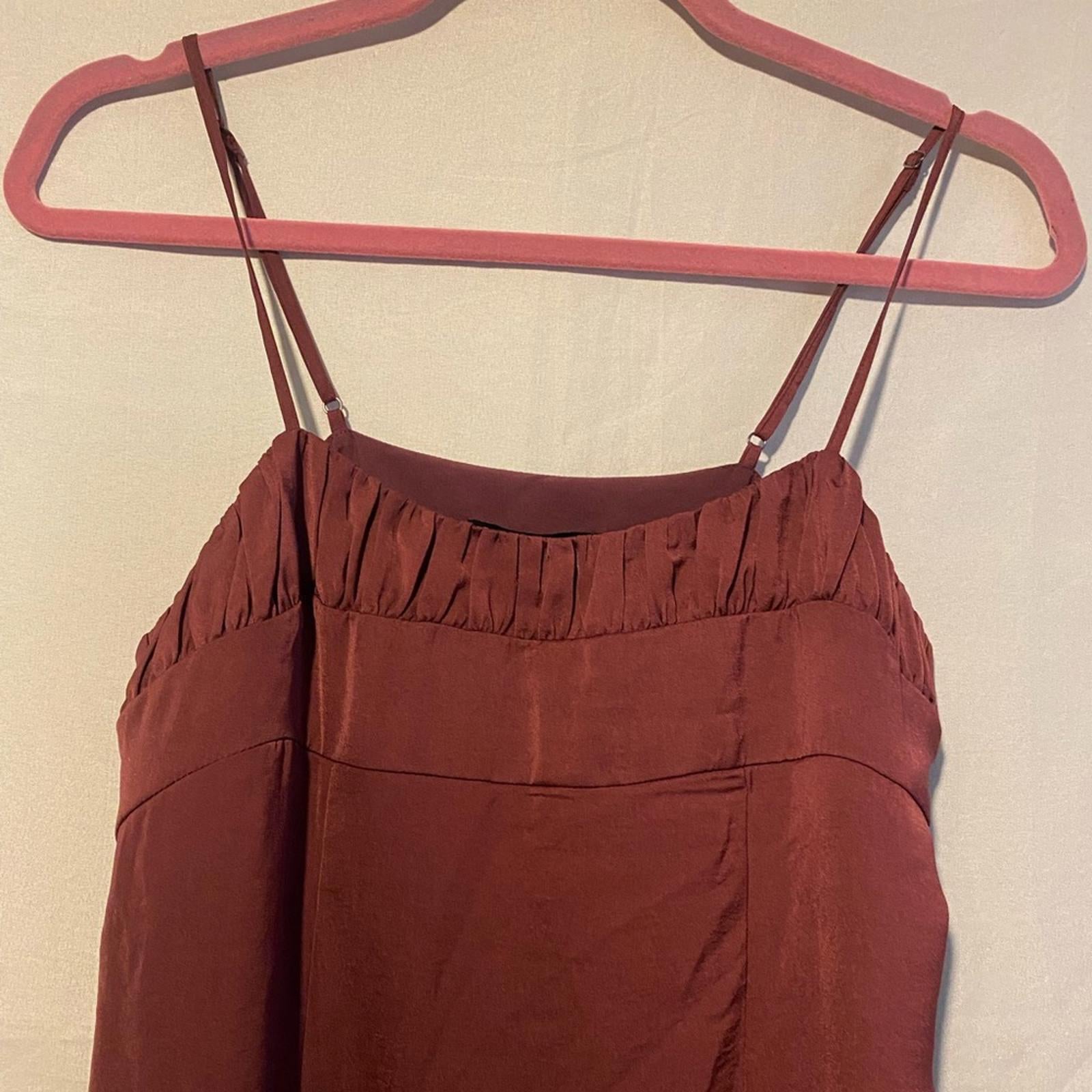 NWT Banana Republic Slip Dress  Burgundy Size 12