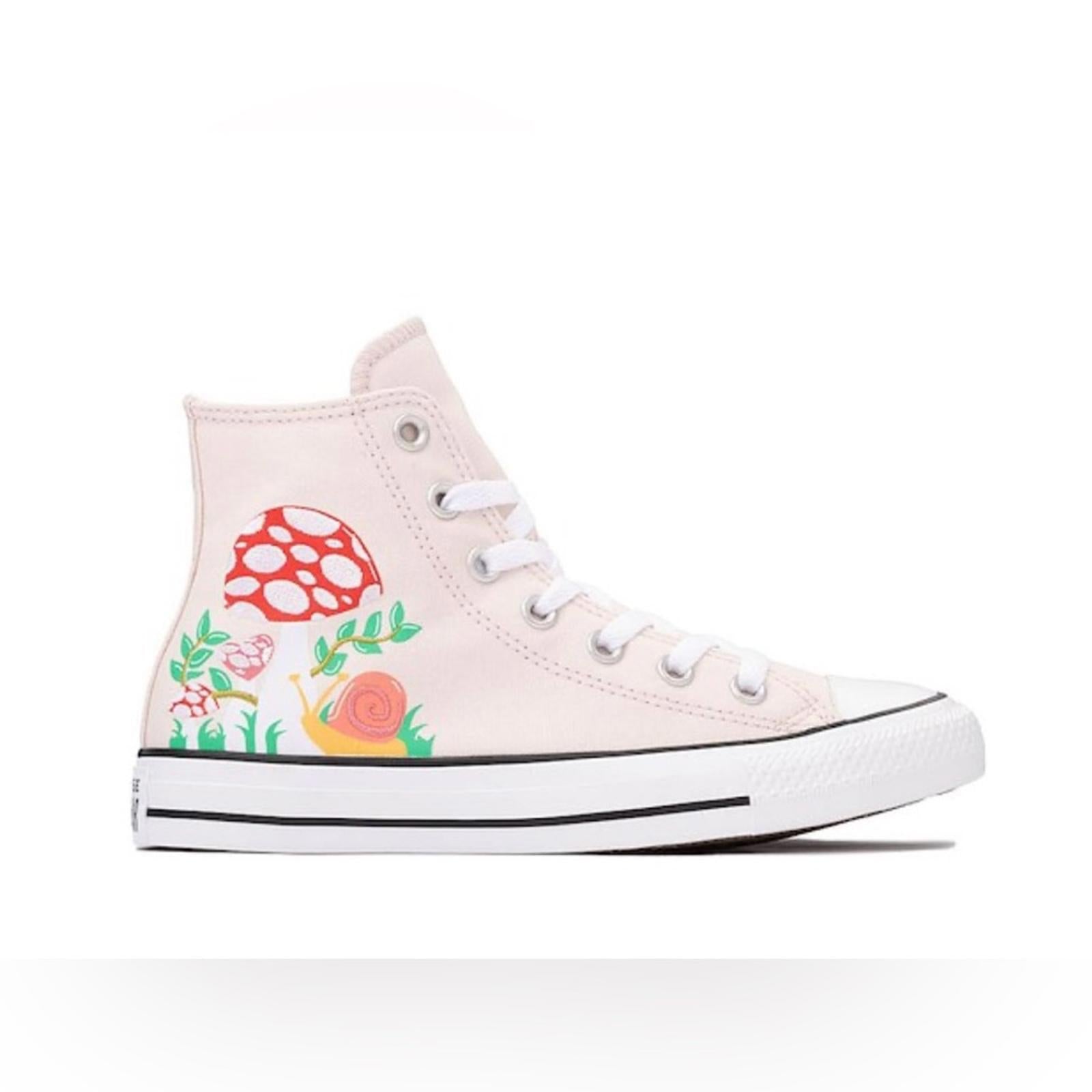 NIB Kids Converse Pink Mushroom Hi Tops Size 11