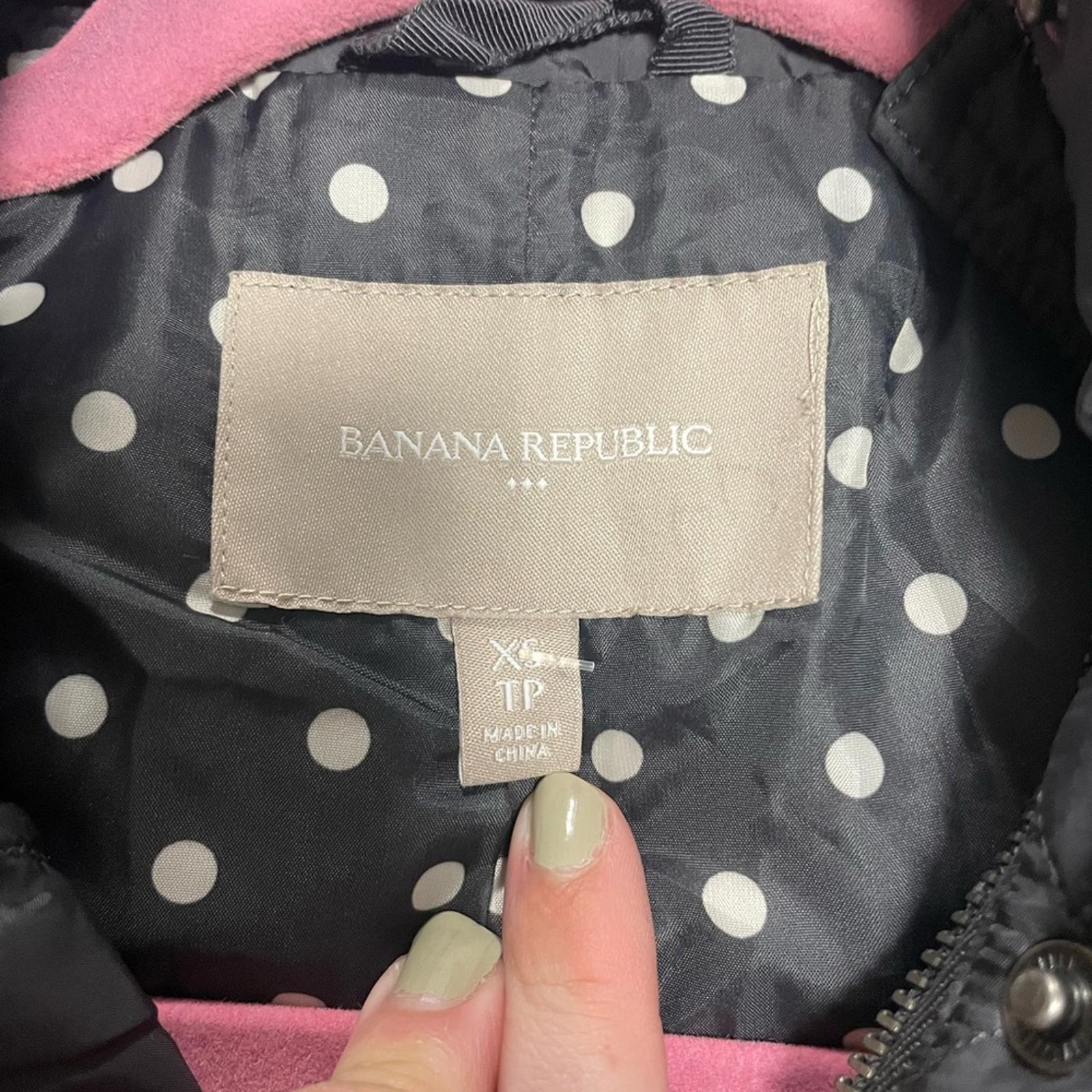 Banana Republic Quilted Equestrian Jacket Size XS