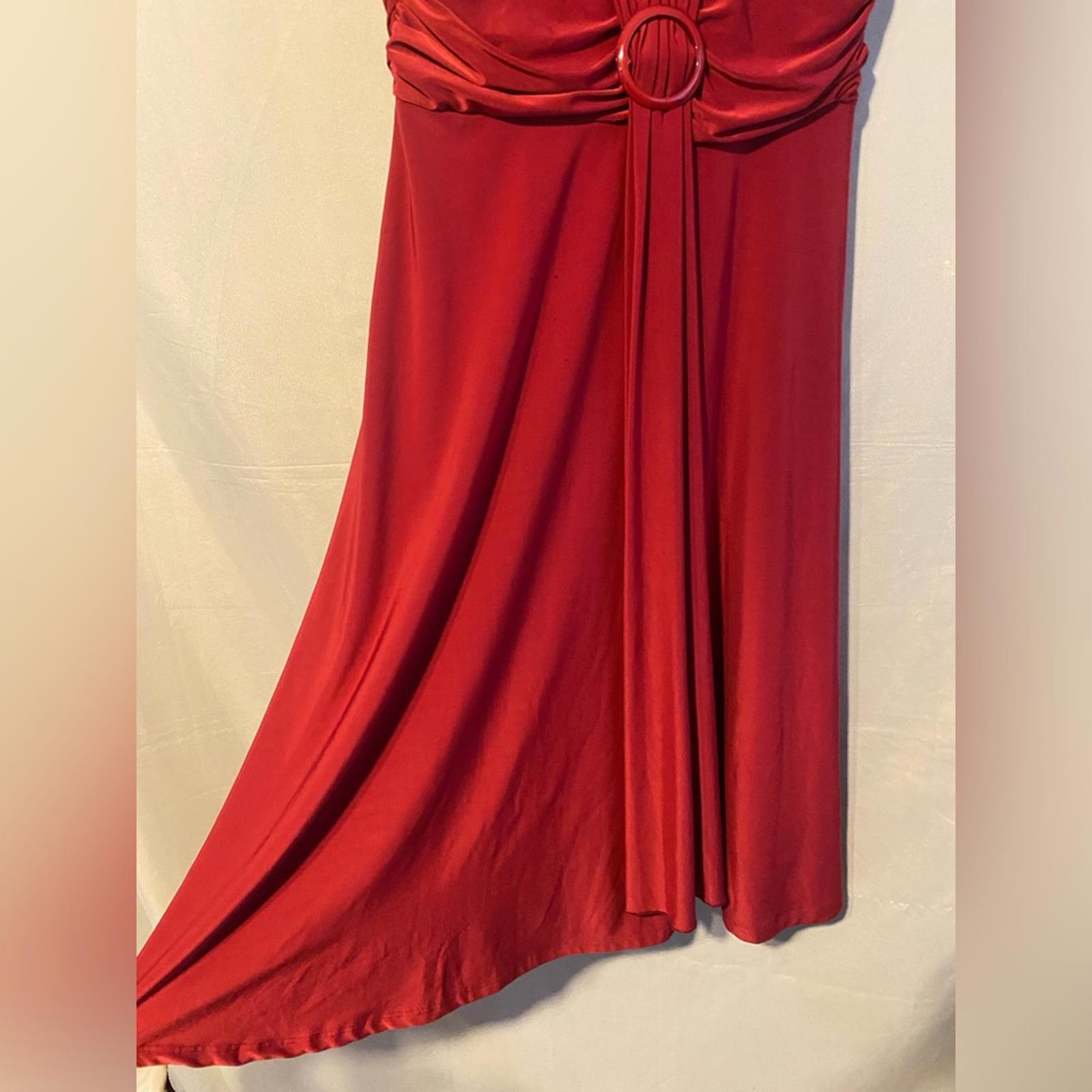 Reitmans Cranberry Silky Party Dress Size Small