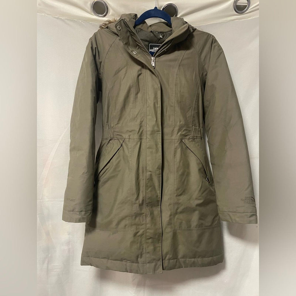 The North Face Olive Parka Size XSmall