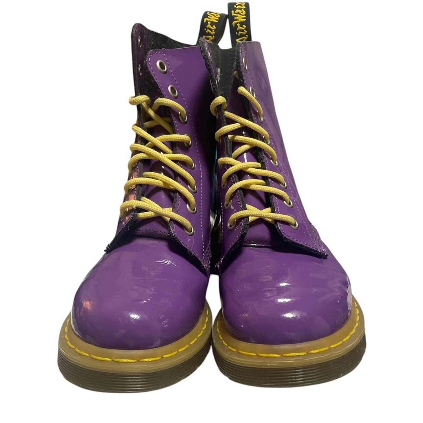 Dr Martens 1460 Pascal Purple Boots Size 7