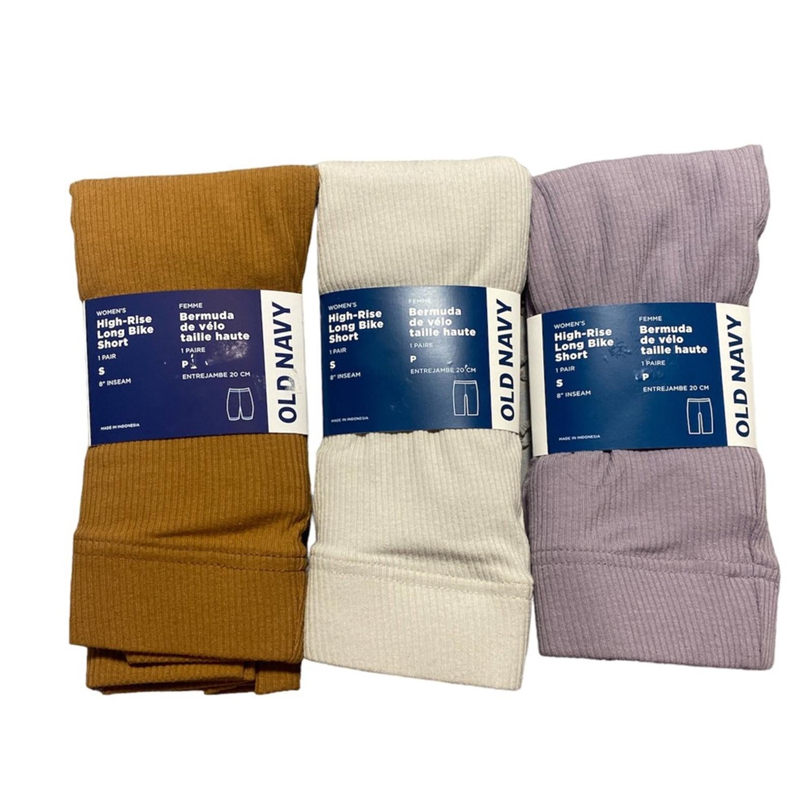 3 Pairs High Rise Bike Shorts Size Small