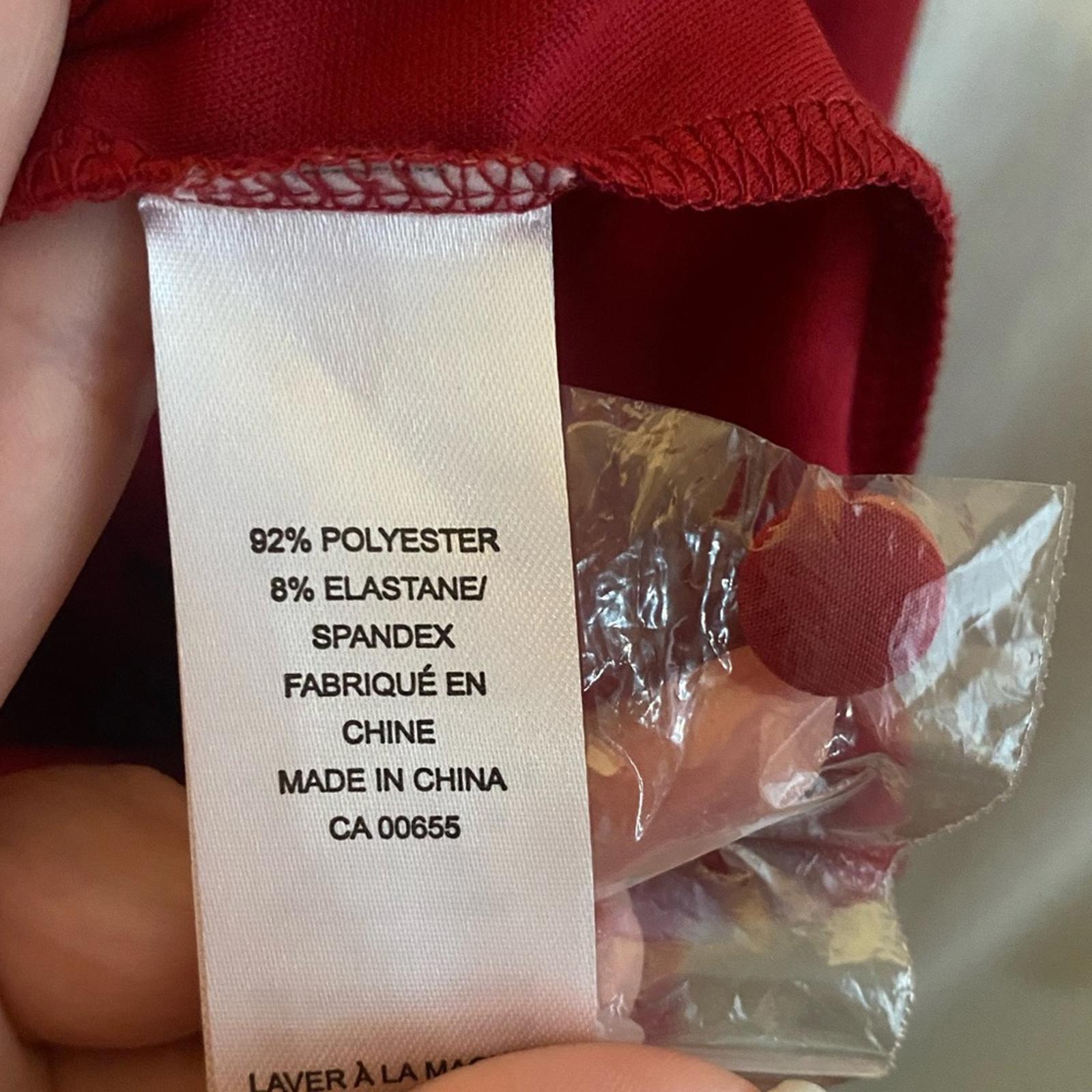 Reitmans Cranberry Silky Party Dress Size Small