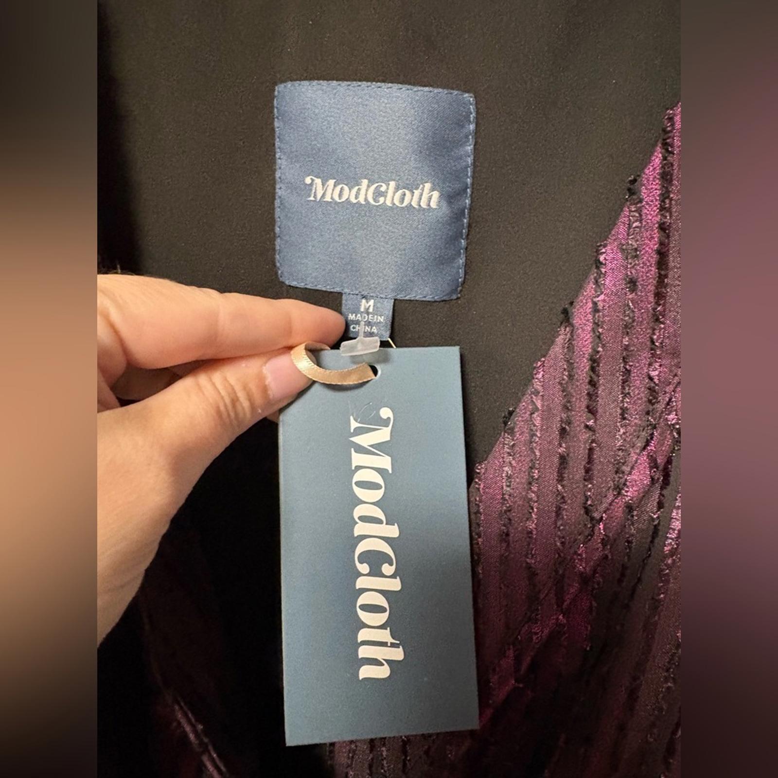 NWT ModCloth Your Time to Shine Wrap Dress in Purple Size Medium