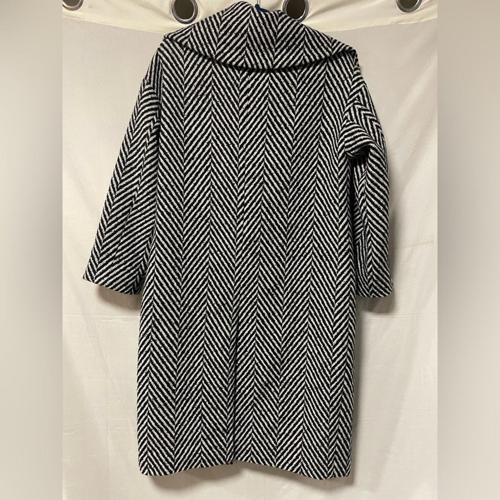 Sosken Jinny Cocoon Herringbone Boucle Coat XS/0