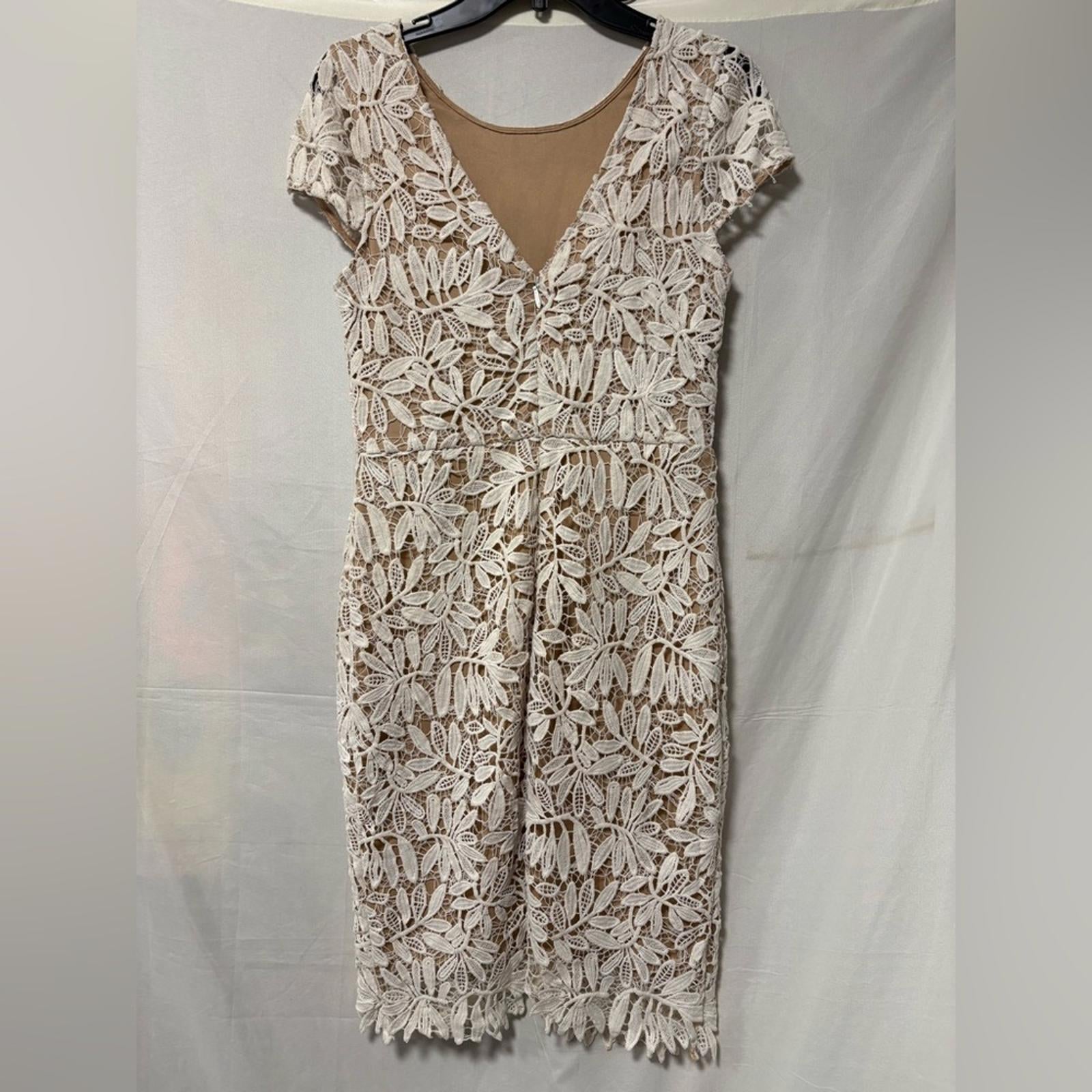 Lulus Ivory Lace Mini Dress Size Small