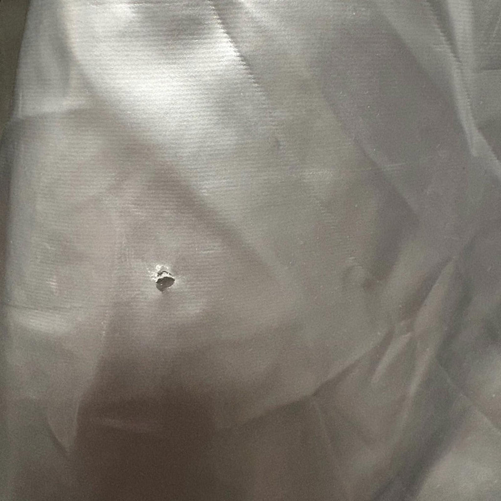 Michael Kors Silver Rain Jacket With Removable Lining Size XL