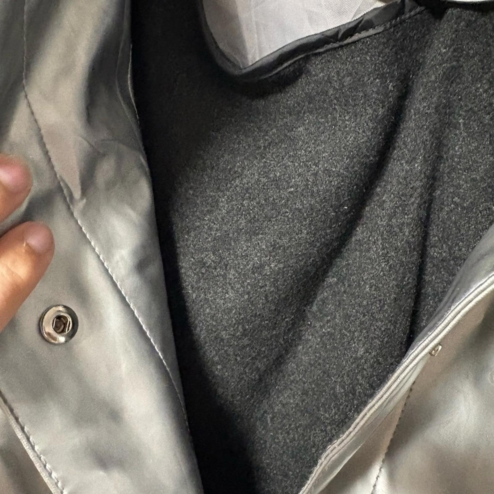 Michael Kors Silver Rain Jacket With Removable Lining Size XL