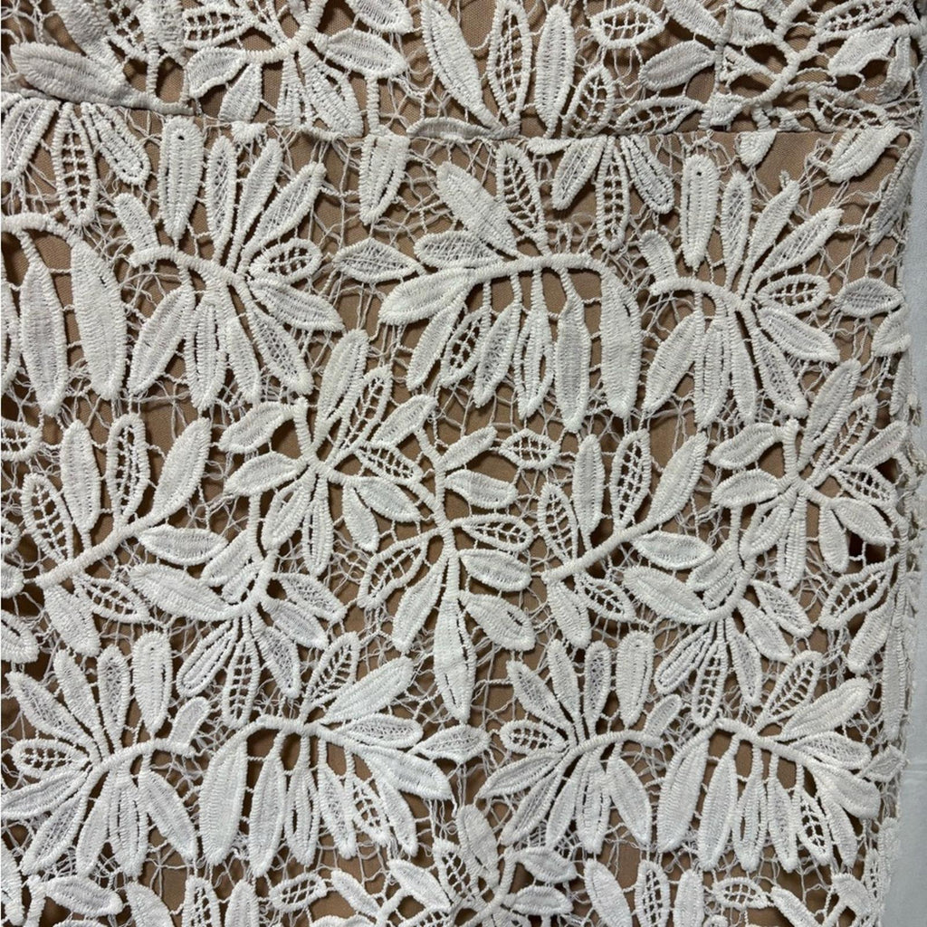 Lulus Ivory Lace Mini Dress Size Small