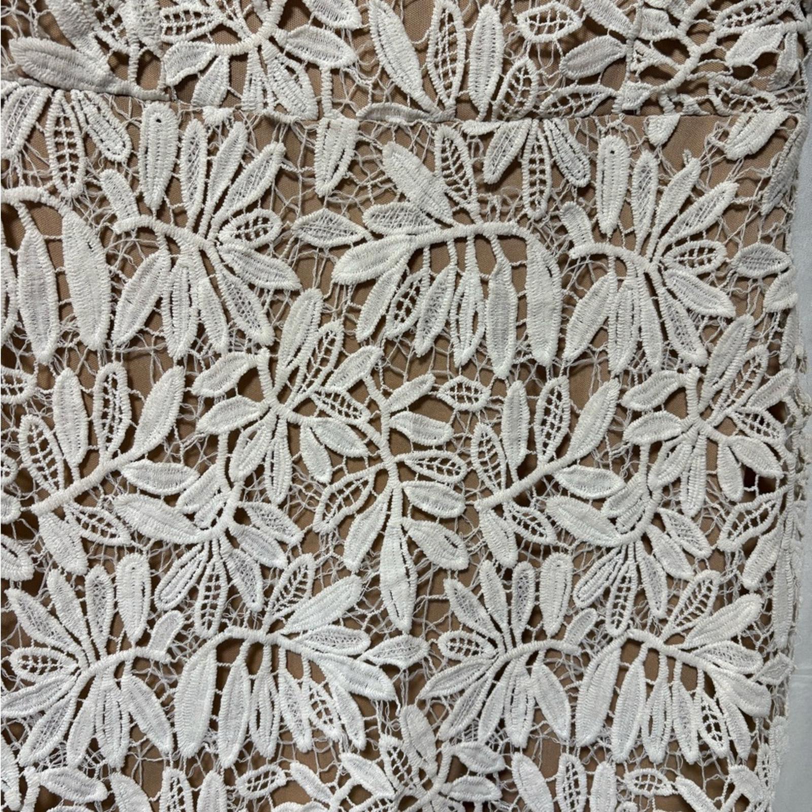 Lulus Ivory Lace Mini Dress Size Small